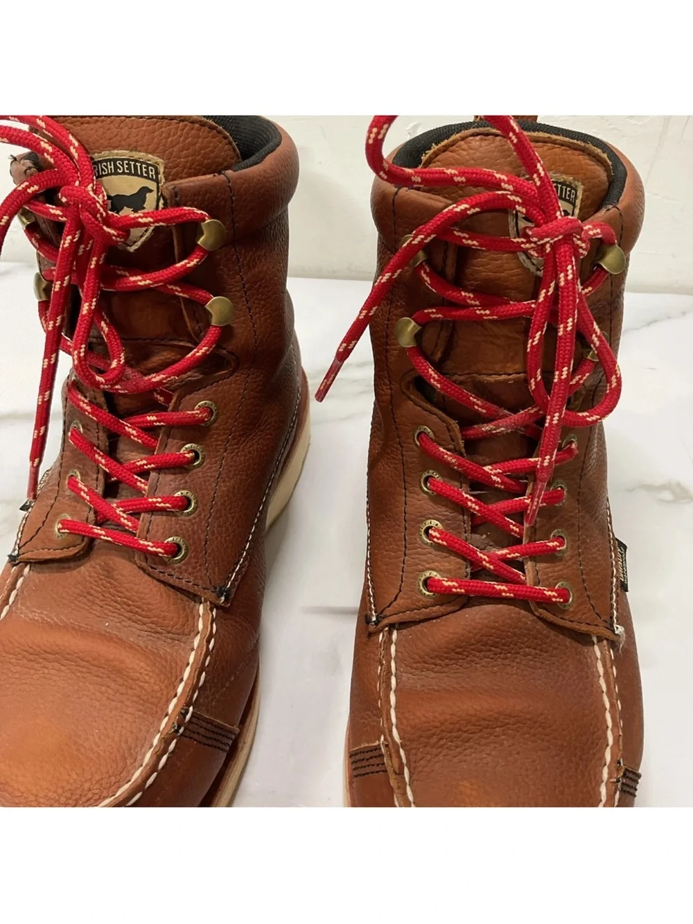 Irish Setter Work Boots Mens 10.5 Brown Leather